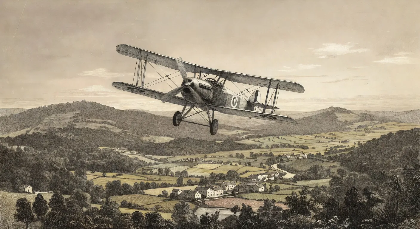 Avion de chasse SPAD XIII de l'aviation francaise pendant la Grande Guerre