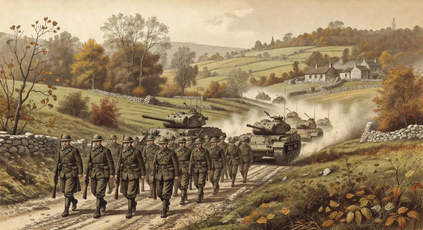 Progression des troupes de liberation dans les villages du Doubs en 1944