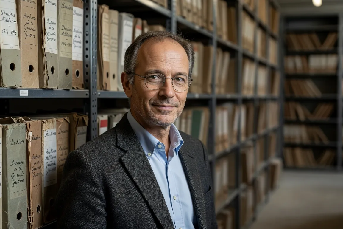 Jean-Pierre Renaud, archiviste spécialisé en généalogie militaire, archives du Doubs