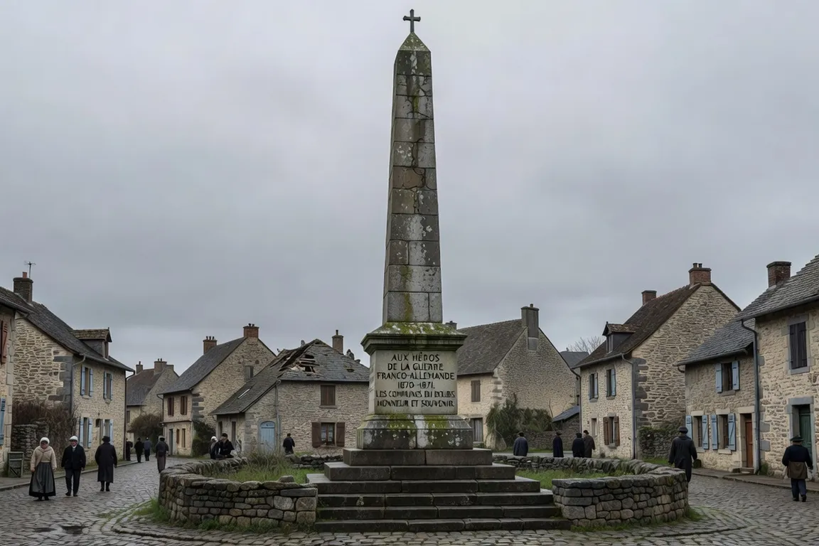 Monument commémorant la guerre franco-prussienne de 1870-1871 dans le Doubs
